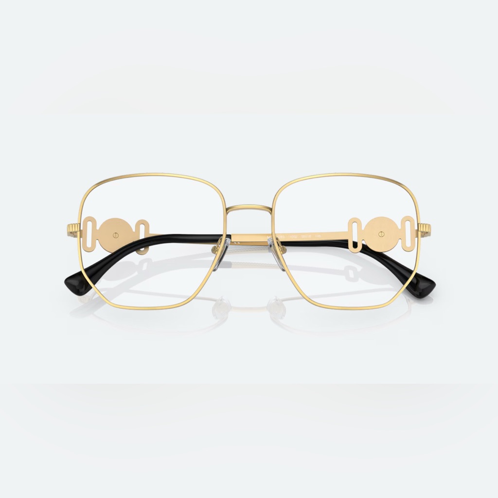 Versace Eyeglasses Gold/Black Frames